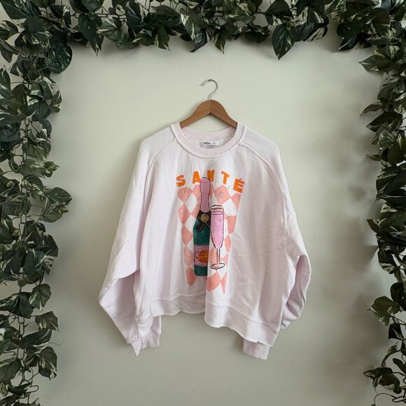 Grayson/Threads Pullover Crewneck Sweater Graphic Pink Women’s Size XXL - Picture 1 of 8
